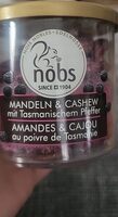 Nobs Amandes et Cajou au poivre de Tasmanie