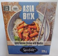 Spicy Sesame Chicken with Noodles