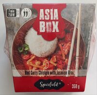 Asia Box - Red Curry Chicken with Jasmine Rice