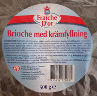 Brioche med krämfyllning