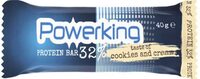 Powerking 40g Proteinbar Cookies&Cream