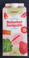 Fruktdryck Rabarber Jordgubb