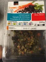Linsensalat Betty Bossy, Linsen