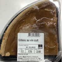 Gâteau au vin cuit