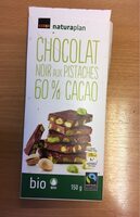 Naturaplan Chocolat Noir Aux Pistaches Caramélisées Et Salées
