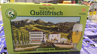 Quöllfrisch hopfig herb Appenzeller Bier