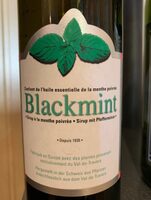 Sirops de menthe poivrée
