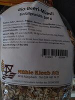 Bio-Beeri-Müesli