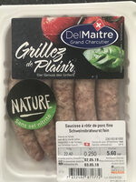 Saucisse à rôtir de porc fine