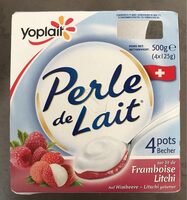 Perle de lait framboise-litschi