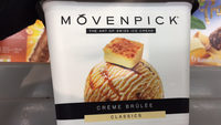 Classics, crème brûlée -Crème glace à l'arôme crème brûlée avec sauce caramel (12%)