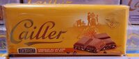 Chocolat au lait aéré avec nougat  au miel
