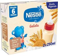 Papilla con galleta