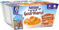 NESTLE P'TIT GOURMAND Caramel - 4 x 100g - Dès 6 mois