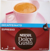 Dolce Gusto espresso decaffeinato