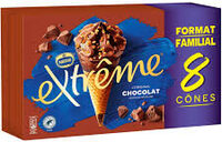 Extrême chocolat x 8 cônes format familial