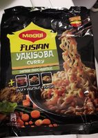 Fusian yakisoba fideos sabor curry