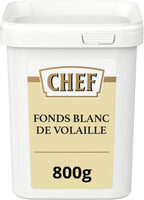 Fonds Blanc de Volaille CHEF - Boîte de 800 g pour 20 L à 40 L
