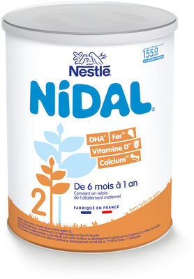 NESTLE NIDAL 2 Lait Infantile 2ème âge 800g de 6 mois à 1 an