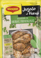 Jugoso al horno hierbas provenzales
