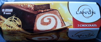 Bûche glacée 3 Chocolats