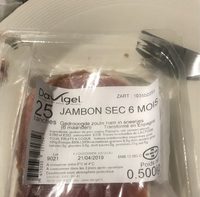 Jambon sec 6 mois