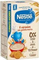 8 cereales con galleta maría