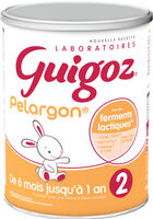 GUIGOZ PELARGON 2 Lait Infantile 2ème âge dès 6 mois 800g
