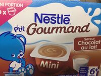 Ptit Gourmand Mini - Chocolat au lait, dès 6M