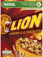 Nestle lion caramelo and chocolate