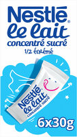 NESTLE Lait Concentré Sucré lait demi écrémé 6 sticks de 30g