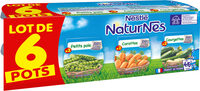NESTLE NATURNES Petits Pois+Carottes+Courgettes-6x130g-Dès 4/6 mois
