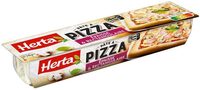 Pâte à pizza épaisse et rectangulaire