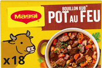 NESTLE MAGGI KUB Bouillon Pot-au-Feu 180g - 18 tablettes