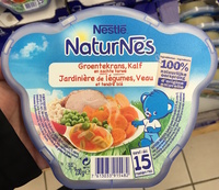 NaturNes Jardinière de légumes, Veau et tendre blé