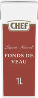 Fonds de Veau Naturel CHEF - Brique de 1L
