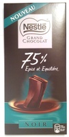 Grand chocolat noir 75%