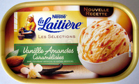 Crème glacée Vanille Amandes Caramélisées La Laitière (nouvelle recette)