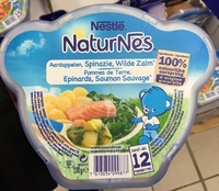NaturNes Pommes de Terre, Épinards, Saumon Sauvage