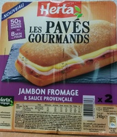 Les Pavés Gourmands Jambon Fromage & Sauce Provençale