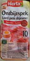 Lard Petit Déjeuner fumé