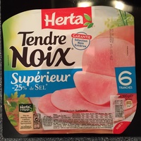 Tendre Noix, Supérieur (- 25 % de Sel) 6 Tranches