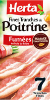 HERTA poitrine fumée 7T 100g