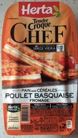 Tendre Croque Chef - Pain aux céréales Poulet basquaise Fromage