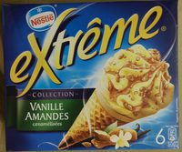 Cône Vanille Amandes caramélisées