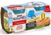 Nestlé Naturnes - Selección Puré De Verduritas Con Pollo - a Partir De 6 Meses - 2 X 200 G