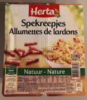 Allumettes de lardons nature