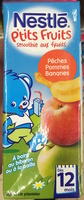 P'tits Fruits Smoothie aux Fruits Pêche Pommes Bananes