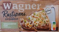 Rustipani dunkles Ofenbrot geräucherter Käse
