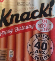 6 Original Knacki, Happy Birthday (Sel Réduit de 25 %)